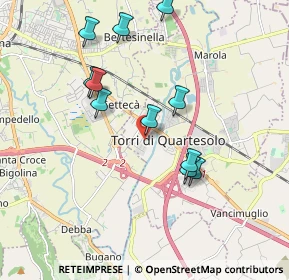 Mappa Via II Giugno, 36040 Torri di Quartesolo VI, Italia (1.80636)