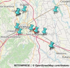 Mappa Via II Giugno, 36040 Torri di Quartesolo VI, Italia (8.19417)