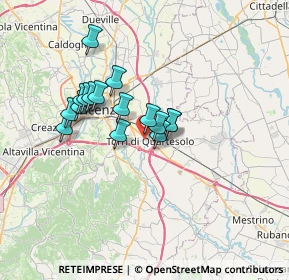 Mappa Via II Giugno, 36040 Torri di Quartesolo VI, Italia (5.25813)