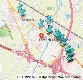 Mappa Via II Giugno, 36040 Torri di Quartesolo VI, Italia (1.089)