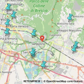 Mappa Via Mario Alberti, 25134 Brescia BS, Italia (3.08909)