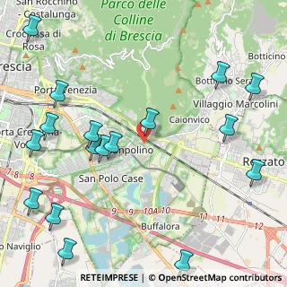 Mappa Via Mario Alberti, 25134 Brescia BS, Italia (2.84353)