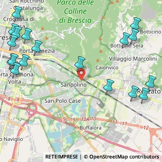 Mappa Via Mario Alberti, 25134 Brescia BS, Italia (3.31056)