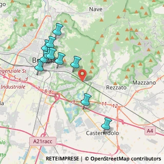Mappa Via Mario Alberti, 25134 Brescia BS, Italia (4.10545)