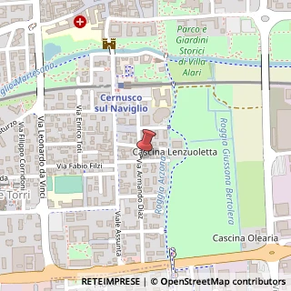 Mappa Via Luigi Cadorna, 9, 20063 Cernusco sul Naviglio, Milano (Lombardia)