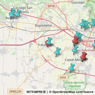 Mappa Via Cremonesini Bassano, 25039 Travagliato BS, Italia (6.3535)