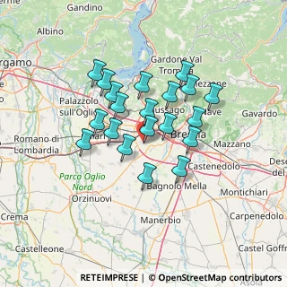 Mappa Via Cremonesini Bassano, 25039 Travagliato BS, Italia (10.9135)
