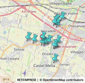 Mappa SP BS, 25030 Roncadelle BS, Italia (1.31267)