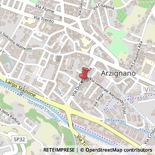 Mappa Via Duca D'Aosta, 21, 36071 Arzignano, Vicenza (Veneto)