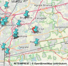 Mappa Via Don L. Sturzo, 20063 Cernusco sul Naviglio MI, Italia (6.0635)