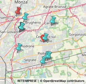 Mappa Via Don L. Sturzo, 20063 Cernusco sul Naviglio MI, Italia (4.06273)