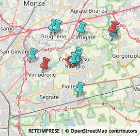 Mappa Via Don L. Sturzo, 20063 Cernusco sul Naviglio MI, Italia (3.20182)