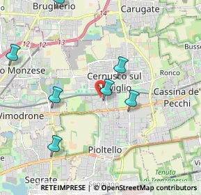 Mappa Via Don L. Sturzo, 20063 Cernusco sul Naviglio MI, Italia (3.41071)