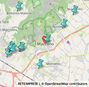 Mappa Via Quarena, 25080 Mazzano BS, Italia (2.61545)