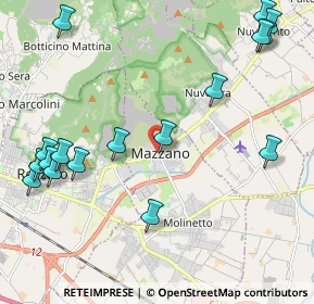 Mappa Via Quarena, 25080 Mazzano BS, Italia (2.68941)