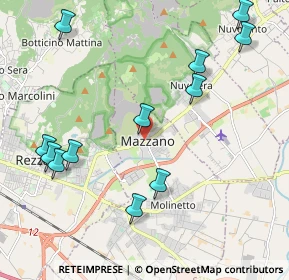 Mappa Via Quarena, 25080 Mazzano BS, Italia (2.42583)