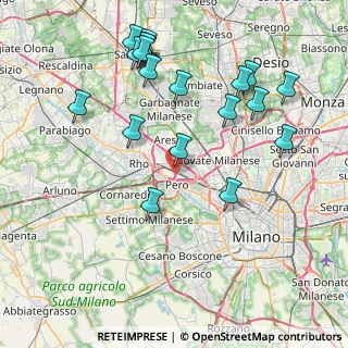 Mappa Largo Metropolitana, 20017 Rho MI, Italia (9.0735)
