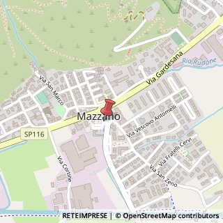 Mappa Piazza Paganora, 4, 25080 Mazzano, Brescia (Lombardia)