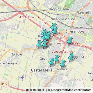 Mappa Via Galileo Galilei, 25030 Castel Mella BS, Italia (1.23571)