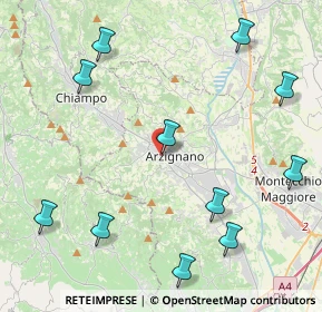 Mappa Via Broli, 36071 Arzignano VI, Italia (5.24364)