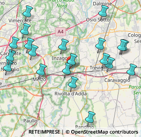 Mappa Via Ferdinando Magellano, 20062 Cassano d'Adda MI, Italia (9.48)