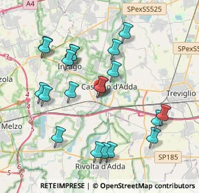 Mappa Via Ferdinando Magellano, 20062 Cassano d'Adda MI, Italia (3.9415)