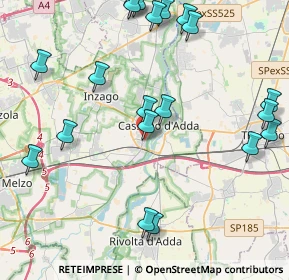 Mappa Via Ferdinando Magellano, 20062 Cassano d'Adda MI, Italia (5.1005)