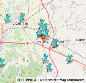 Mappa Strada M. Dal Pra, 36040 Torri di Quartesolo VI, Italia (4.86176)