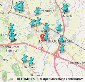 Mappa Strada M. Dal Pra, 36040 Torri di Quartesolo VI, Italia (2.411)