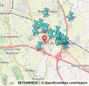 Mappa Strada M. Dal Pra, 36040 Torri di Quartesolo VI, Italia (1.3575)