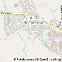 Kartta Camisano Vicentino