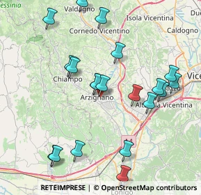 Mappa Via Cesare Battisti, 36071 Arzignano VI, Italia (8.4695)