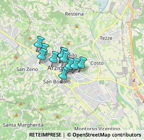 Mappa Via Cesare Battisti, 36071 Arzignano VI, Italia (0.9275)