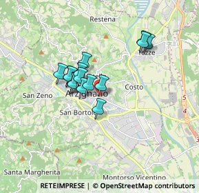 Mappa Via Cesare Battisti, 36071 Arzignano VI, Italia (1.25875)