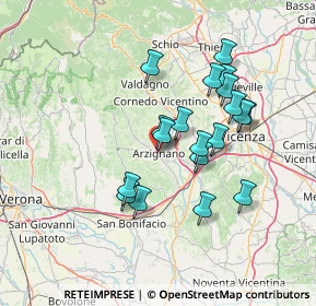 Mappa Via Sega, 36071 Arzignano VI, Italia (12.32789)
