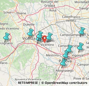 Mappa Via Magellano, 36043 Camisano Vicentino VI, Italia (18.27818)