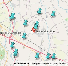 Mappa Via Magellano, 36043 Camisano Vicentino VI, Italia (4.97571)