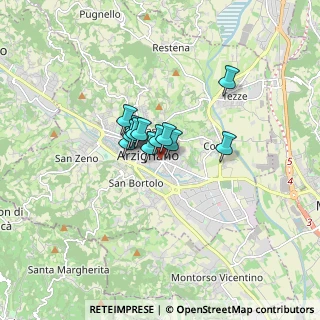 Mappa Piazza G. Pellizzari, 36071 Arzignano VI, Italia (0.86833)