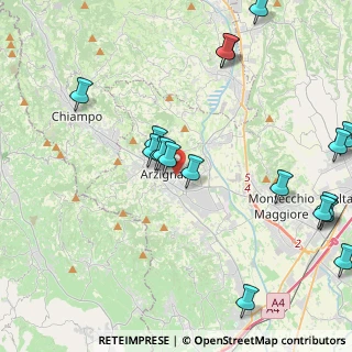 Mappa Piazza G. Pellizzari, 36071 Arzignano VI, Italia (5.10167)