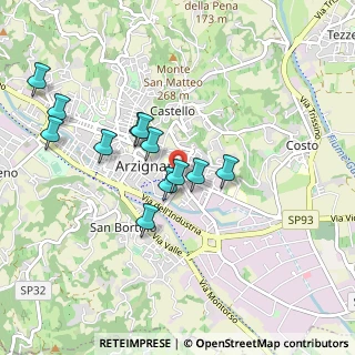Mappa Piazza G. Pellizzari, 36071 Arzignano VI, Italia (0.83917)