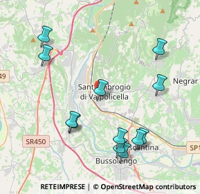 Mappa Via Don Emilio Aldrighetti, 37015 Sant'Ambrogio di Valpolicella VR, Italia (4.41083)