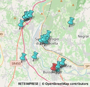 Mappa Via Don Emilio Aldrighetti, 37015 Sant'Ambrogio di Valpolicella VR, Italia (4.06389)
