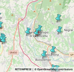 Mappa Via Don Emilio Aldrighetti, 37015 Sant'Ambrogio di Valpolicella VR, Italia (6.335)