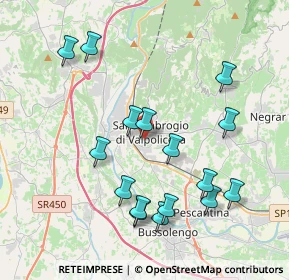 Mappa Via Don Emilio Aldrighetti, 37015 Sant'Ambrogio di Valpolicella VR, Italia (4.04375)