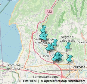 Mappa Via Don Emilio Aldrighetti, 37015 Sant'Ambrogio di Valpolicella VR, Italia (5.59462)