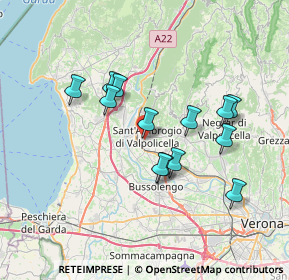 Mappa Via Don Emilio Aldrighetti, 37015 Sant'Ambrogio di Valpolicella VR, Italia (6.26)