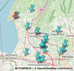 Mappa Via Don Emilio Aldrighetti, 37015 Sant'Ambrogio di Valpolicella VR, Italia (8.8295)
