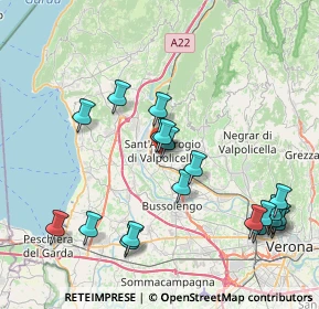 Mappa Via Don Emilio Aldrighetti, 37015 Sant'Ambrogio di Valpolicella VR, Italia (8.832)