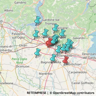Mappa Via G. Di Vittorio, 25125 Brescia BS, Italia (9.79944)