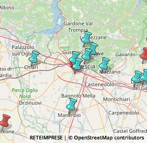 Mappa Via G. Di Vittorio, 25125 Brescia BS, Italia (16.695)